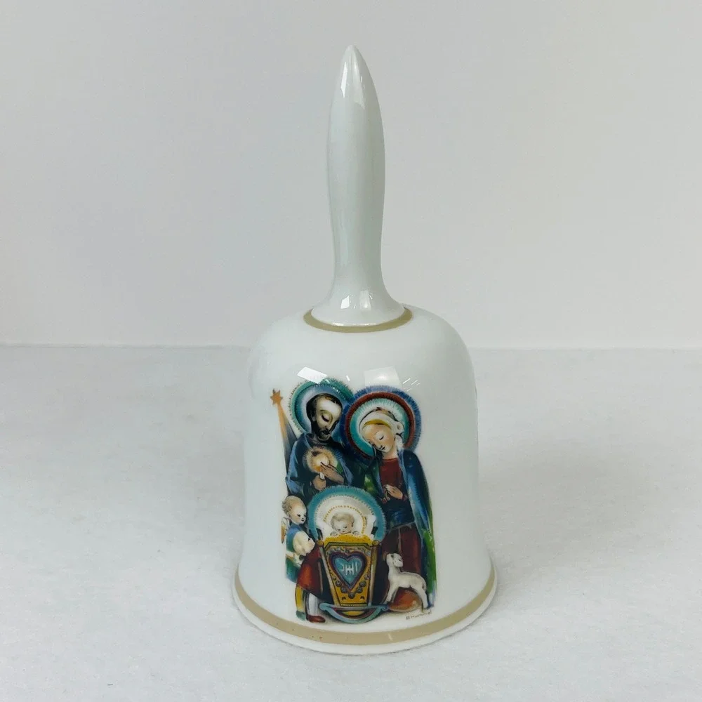 Berta Hummel Christmas 1973 Bell Nativity Schmid West Germany Limited Edition